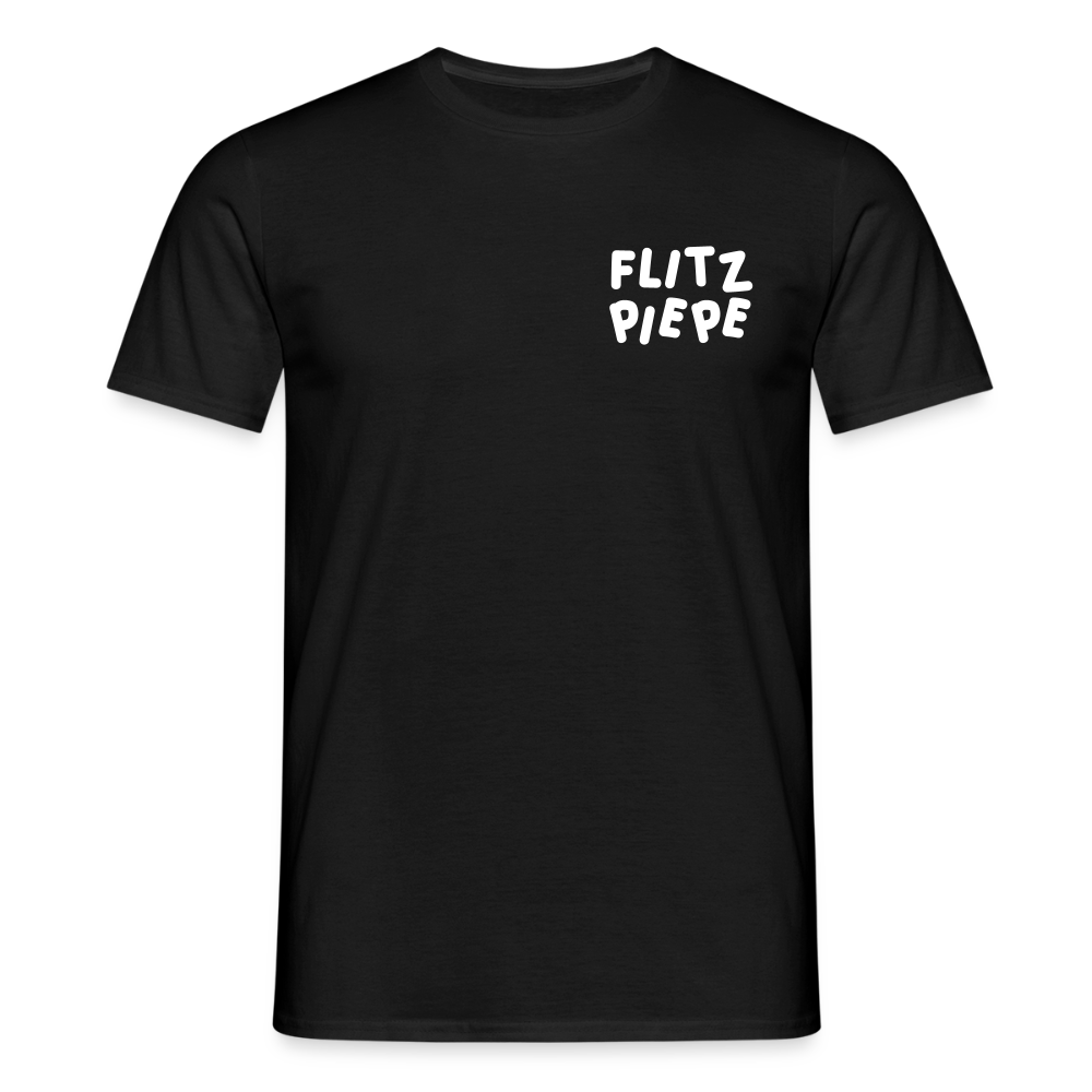 Flitz piepe - Männer Premium T-Shirt - Schwarz