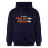 Würgt dir das Leben Chilis rein, lass dich auf 'ne scharfe Currywurst ein! - Hoodie - Navy