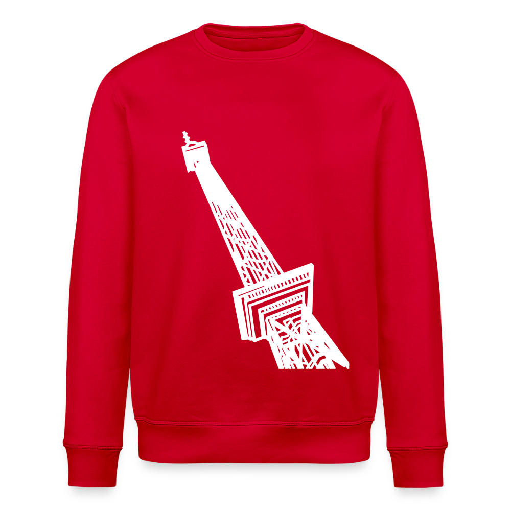 Der Funkturm - Unisex Bio Sweatshirt - Rot