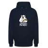 Pass ma uff Keule - Unisex Hoodie - Navy