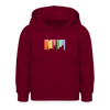 Wilmersdorf Regen - Kinder Hoodie - Bordeaux