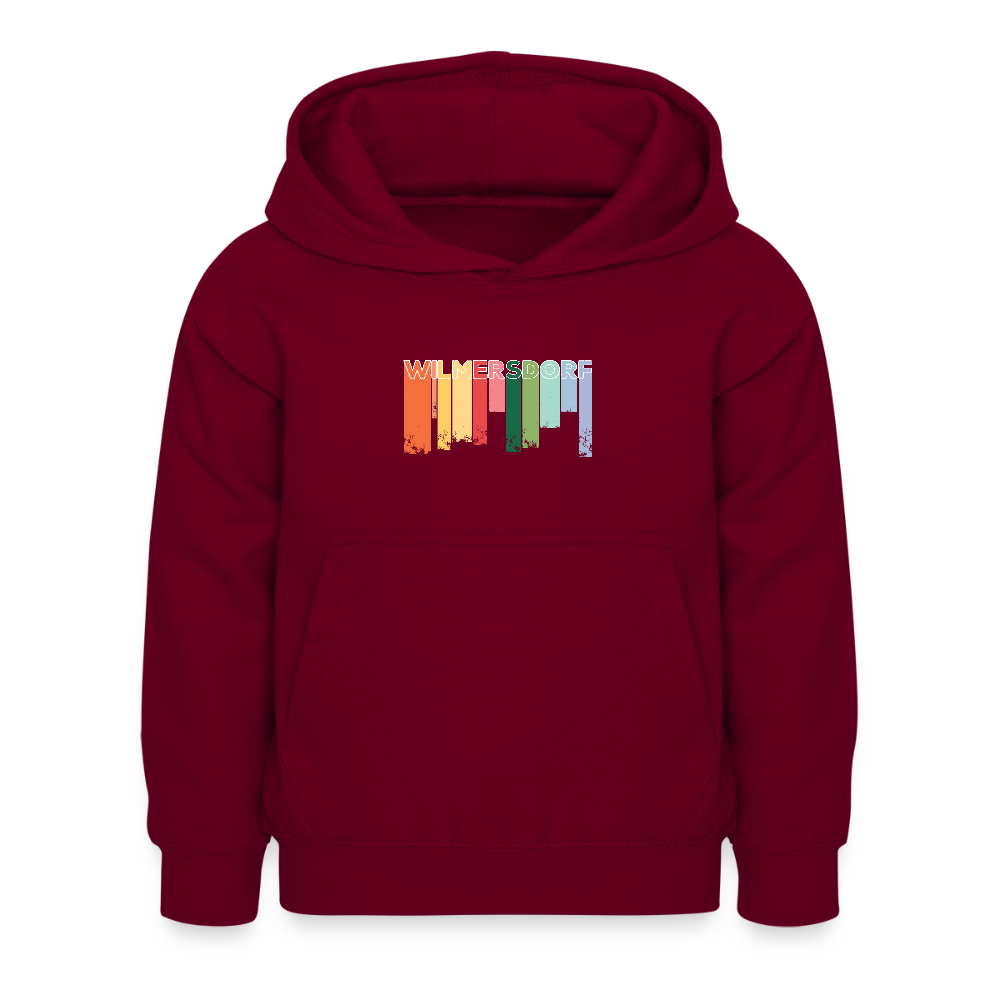 Wilmersdorf Regen - Kinder Hoodie - Bordeaux