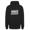 Sorry, ick bin spät. Hatte keen Bock. - Unisex Hoodie - Schwarz