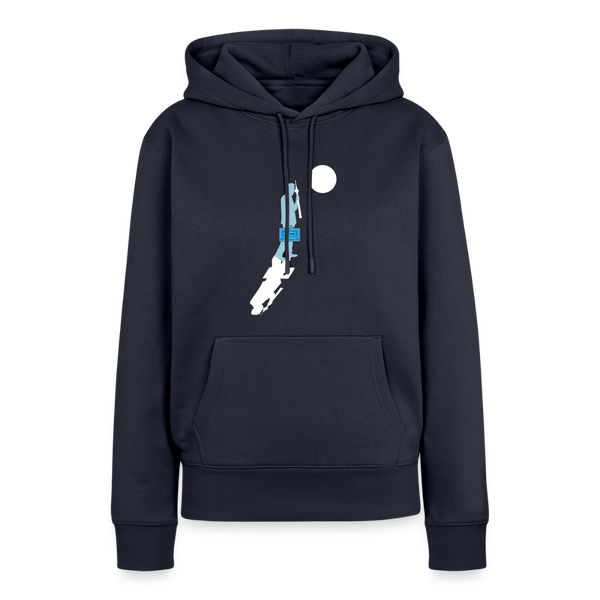 Unterwegs in Berlin - Frauen Premium Hoodie - Navy