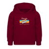 Marzahn Hippest Neighborhood - Kinder Hoodie - Bordeaux