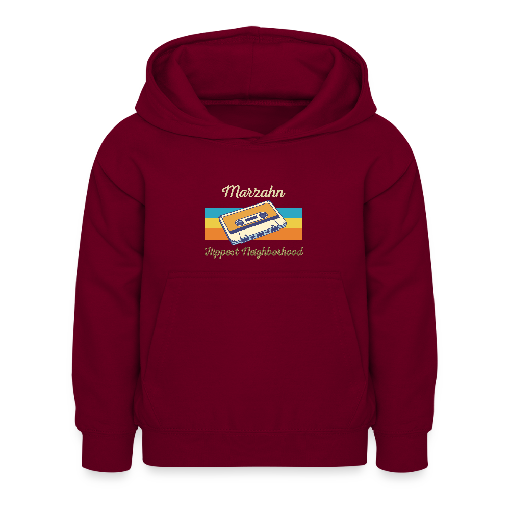 Marzahn Hippest Neighborhood - Kinder Hoodie - Bordeaux