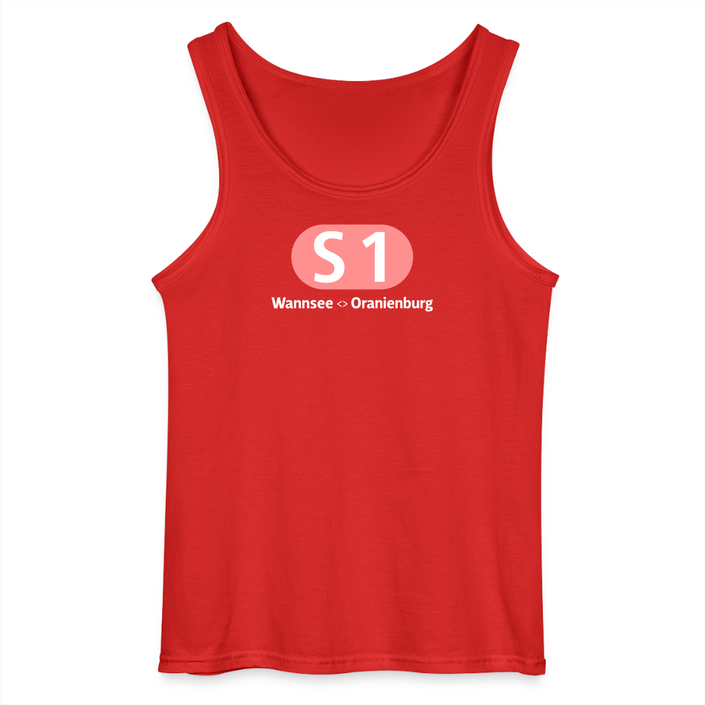 S1 - Männer Tank Top - Rot
