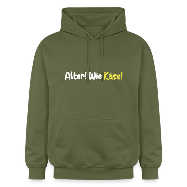 Alter! Wie Käse! - Hoodie - Militärgrün