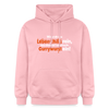 Würgt dir das Leben Chilis rein, lass dich auf 'ne scharfe Currywurst ein! - Hoodie - Hellrosa