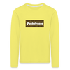 Pankstrasse - Kinder Langarmshirt - Gelb