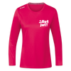 Allet Jut - Frauen Sport Langarmshirt - dunkles Pink
