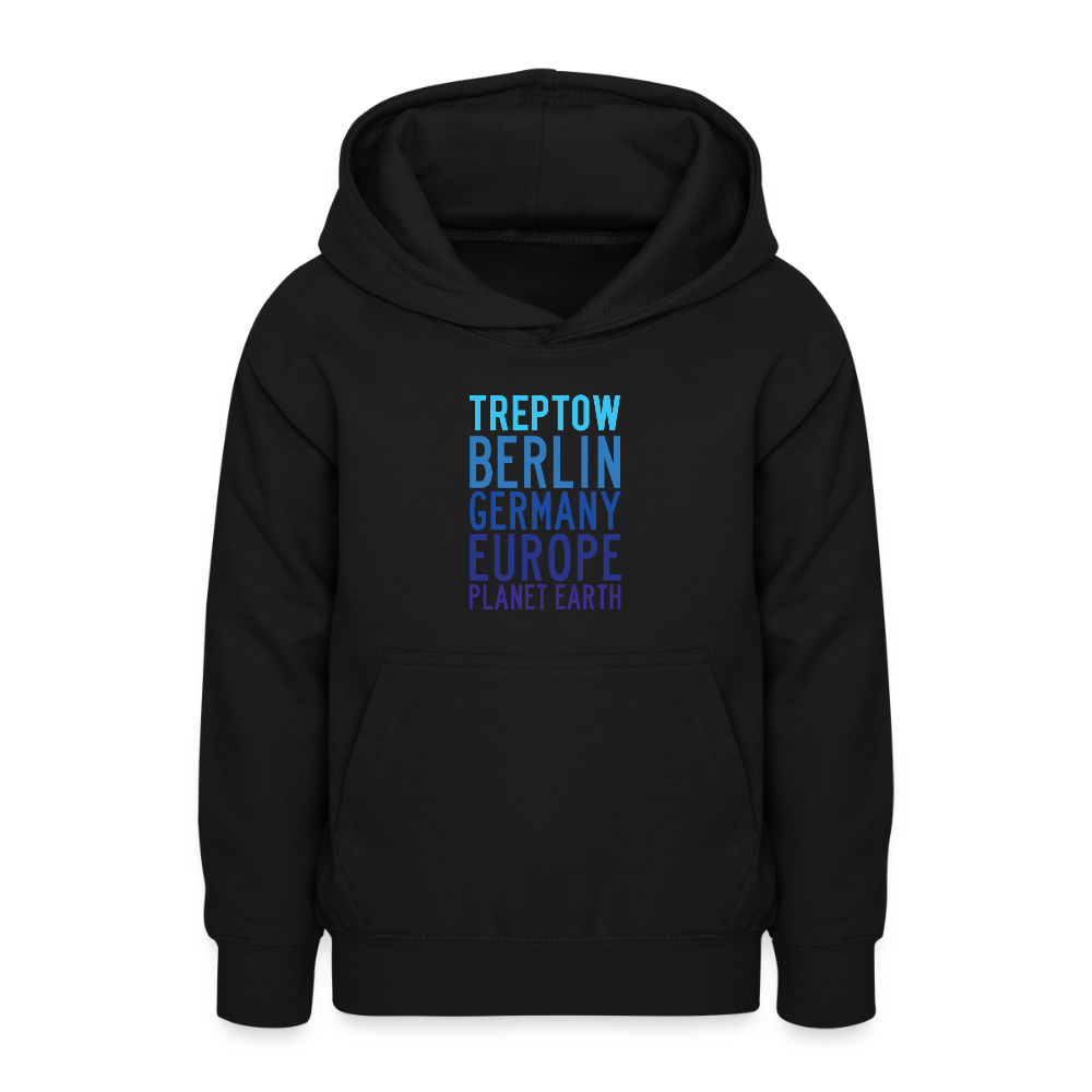 Treptow Planet Earth - Teenager Hoodie - Schwarz