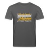 Wasde heute kannst erleben, kann dir morjen keener jeben! - Unisex Bio T-Shirt - Anthrazit