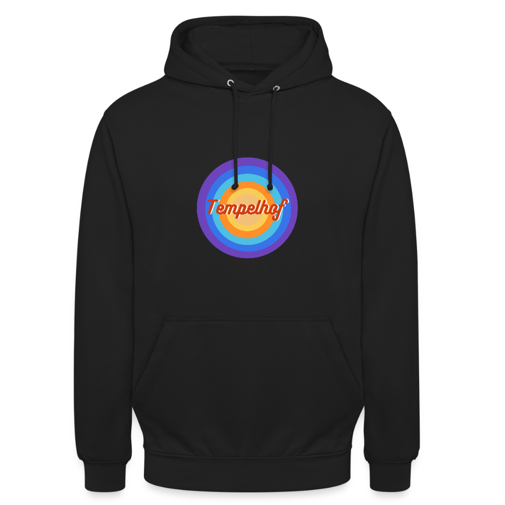 Tempelhof Retro - Unisex Hoodie - Schwarz
