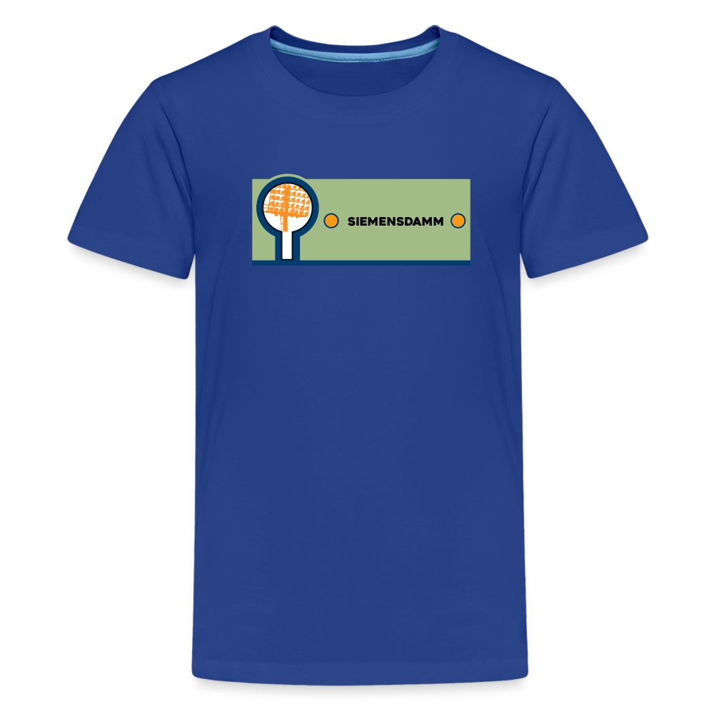 Siemensdamm - Teenager Premium T-Shirt - Königsblau