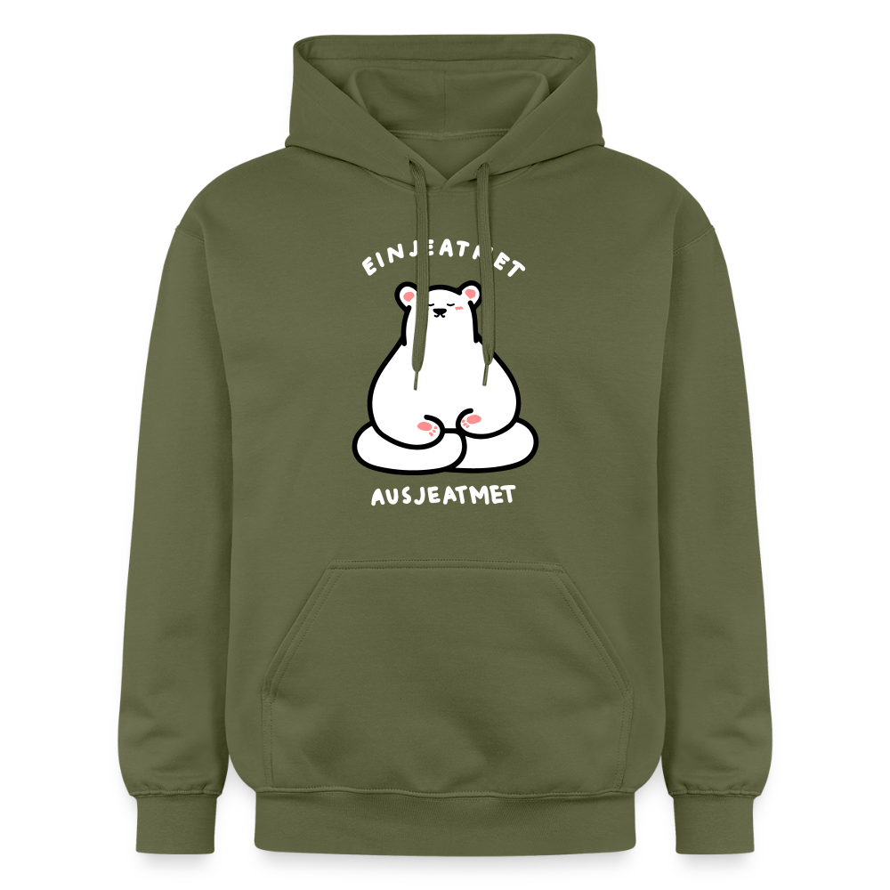 Einjeatmet - Hoodie - Militärgrün