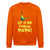 Schnurz Piepe mit Piep - Unisex Bio Sweatshirt - Tieforange