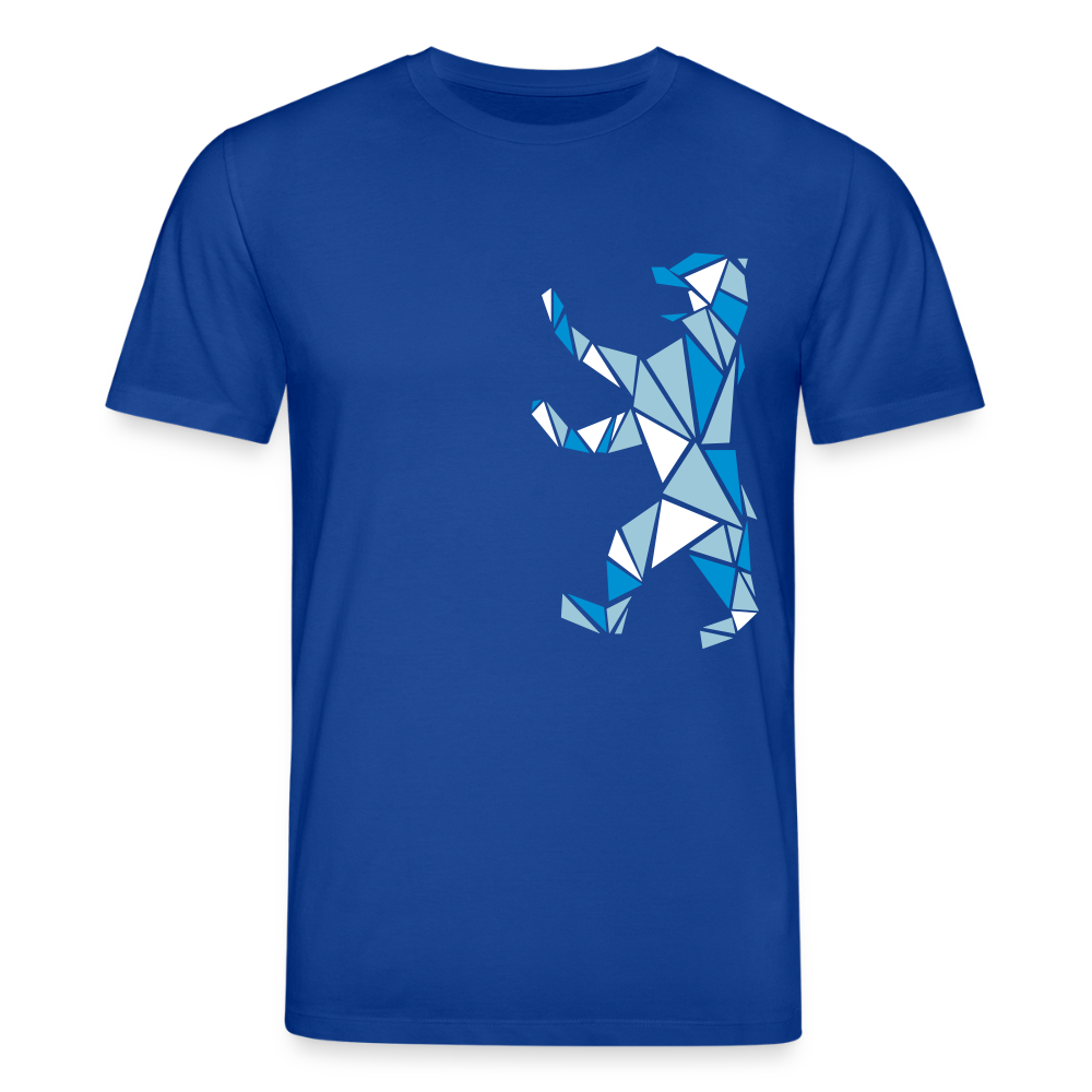 Berliner Bär Geometrie - Unisex Bio T-Shirt - Dunkelblau