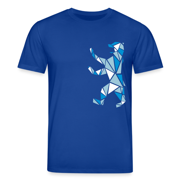 Berliner Bär Geometrie - Unisex Bio T-Shirt - Dunkelblau