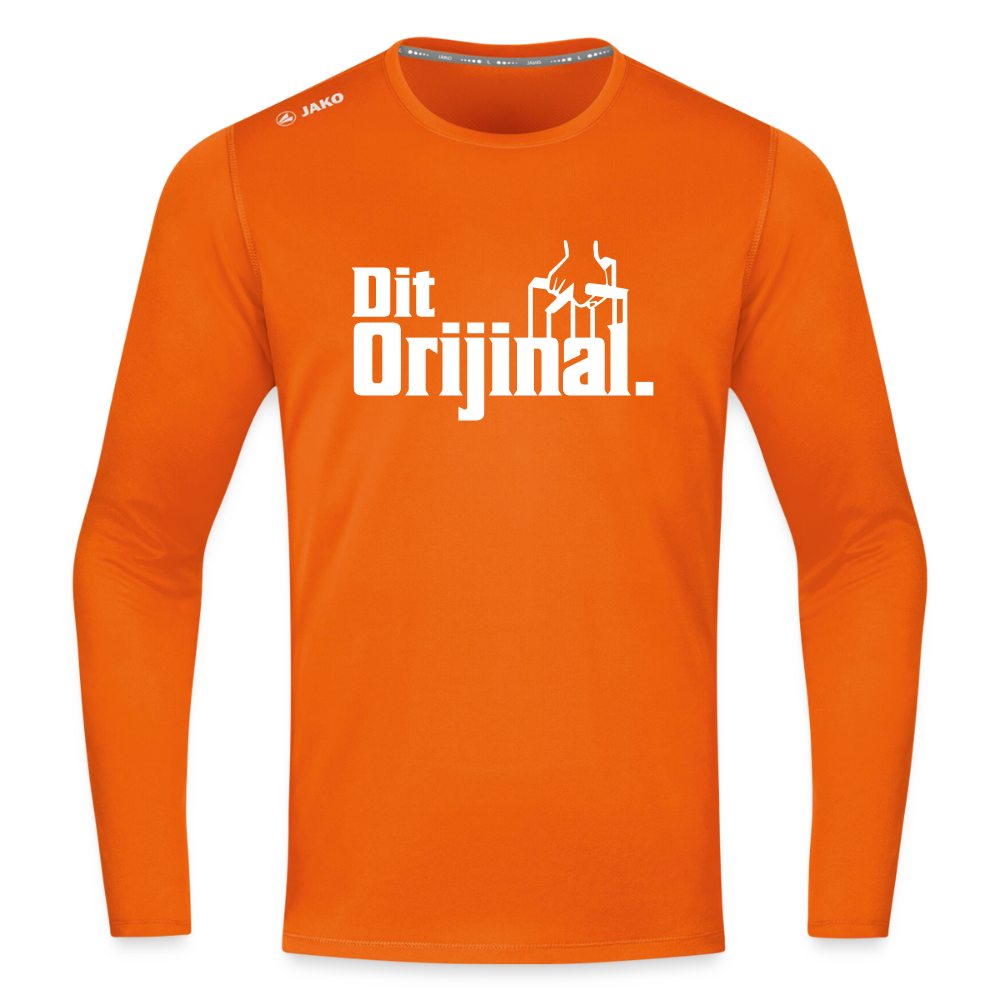 Dit Orijinal - Männer Sport Langamshirt - Neonorange