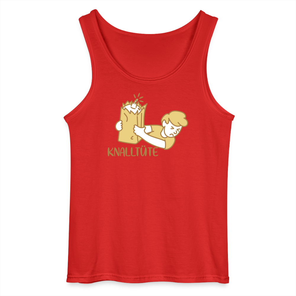 Knalltüte - Männer Tank Top - Rot