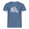 Berliner Finger - Männer Premium T-Shirt - Taubenblau