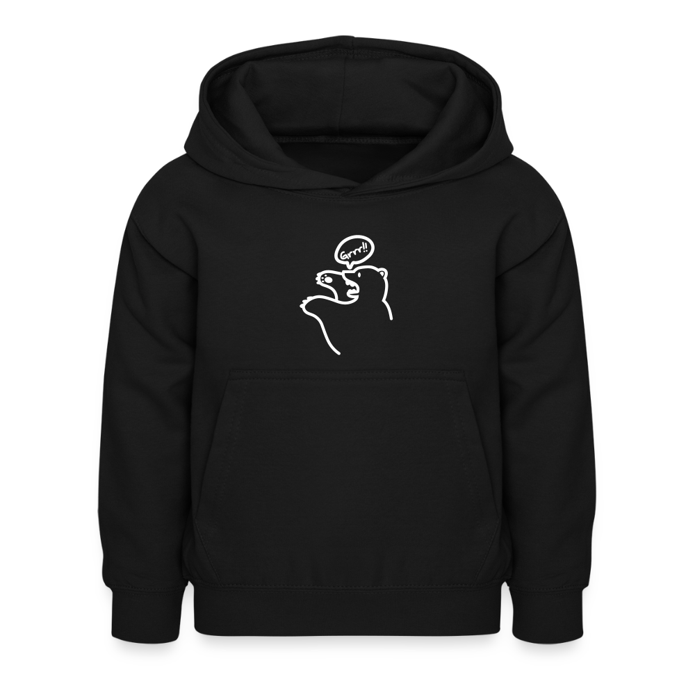 Böser Berliner Bär - Kinder Hoodie - Schwarz