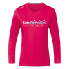 keen Pappenstiel! - Frauen Sport Langarmshirt - dunkles Pink