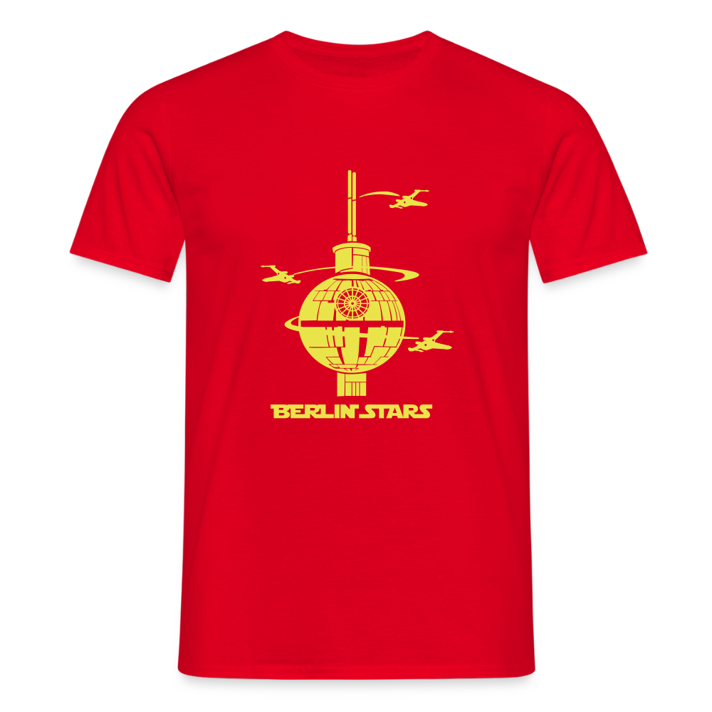 Berlin Stars - gelb - Männer Premium T-Shirt - Rot