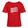 Jebongt! - Relaxed Rundhals Frauen Bio-T-Shirt - Rot