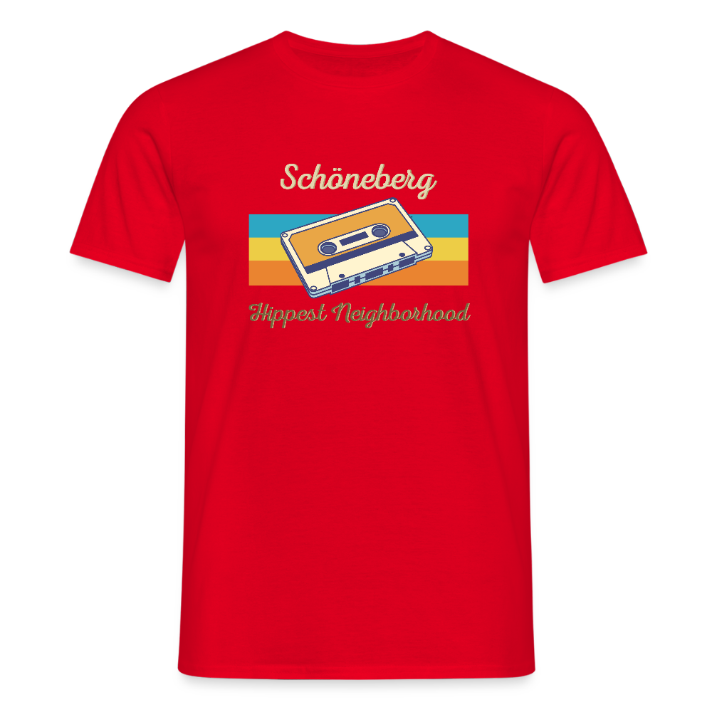 Schöneberg Hippest Neighborhood - Männer Premium T-Shirt - Rot