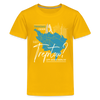 Trinidad oder Treptow - Teenager Premium T-Shirt - Sonnengelb