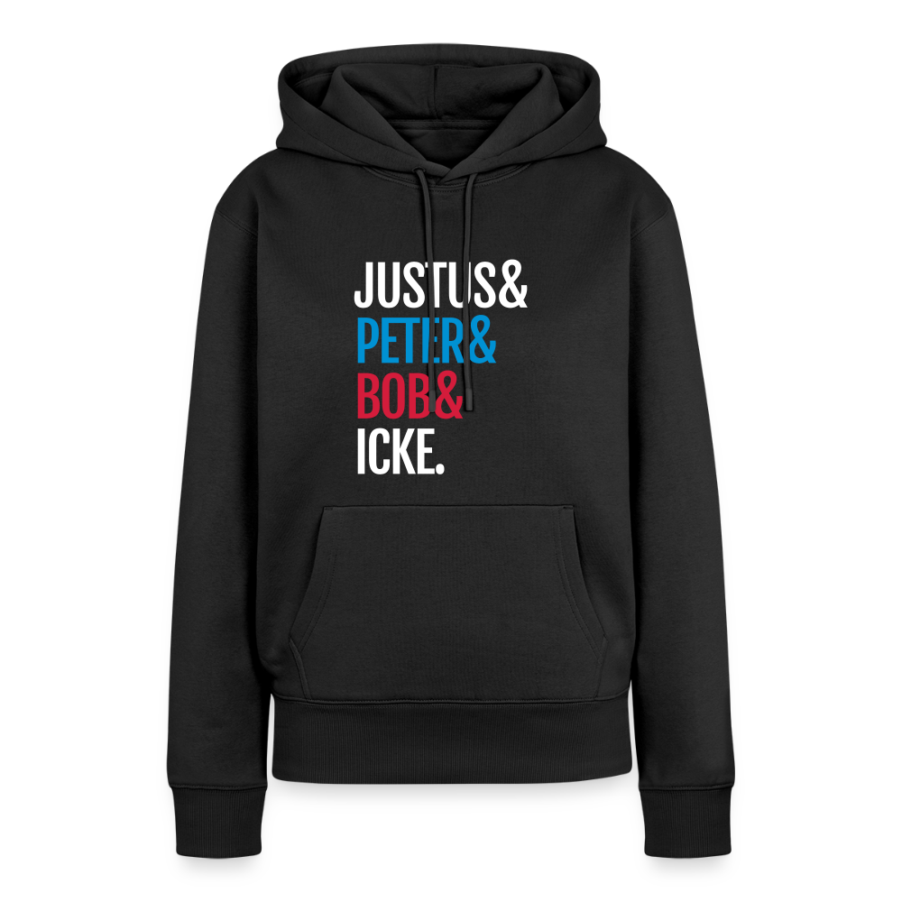 Justus & Peter & Bob & Icke - Frauen Premium Hoodie - Schwarz