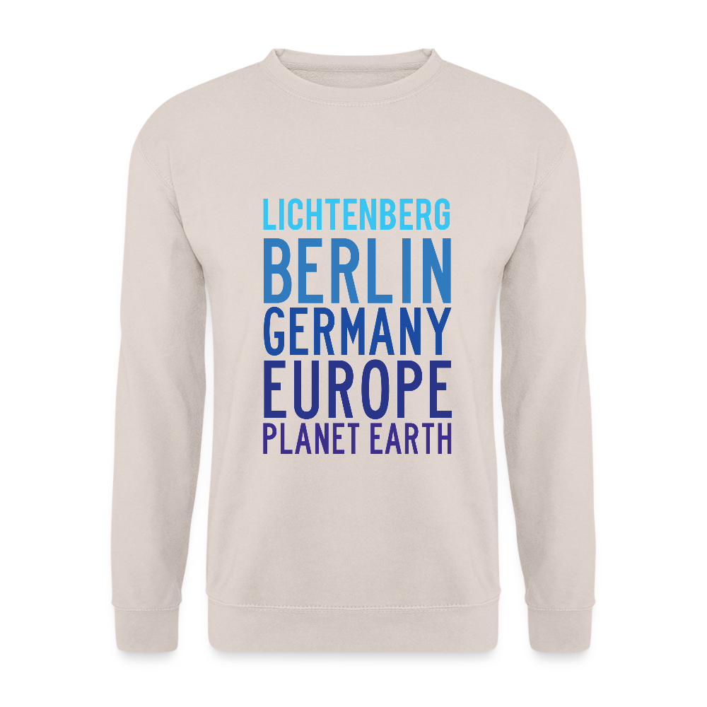 Lichtenberg Planet Earth - Unisex Pullover - Sand