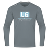 U6 - Männer Sport Langamshirt - Grau