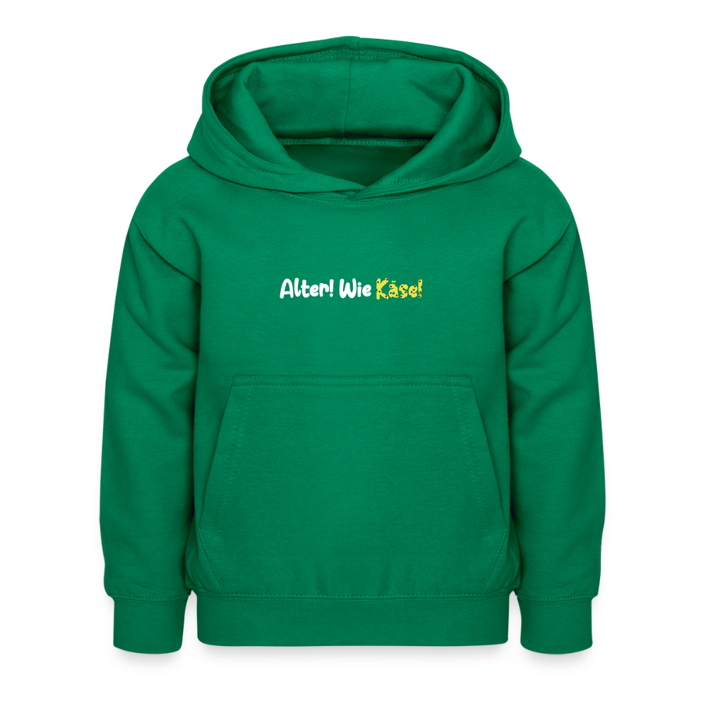 Alter! Wie Käse! - Kinder Hoodie - Kelly Green