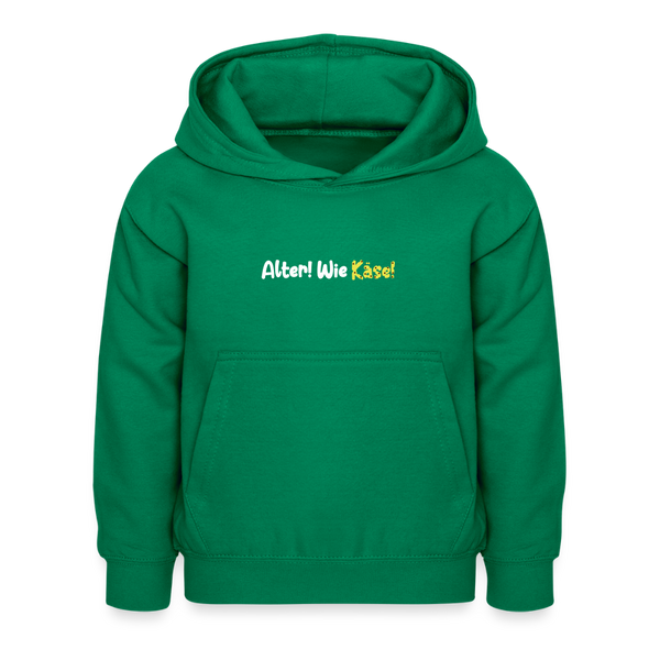 Alter! Wie Käse! - Kinder Hoodie - Kelly Green