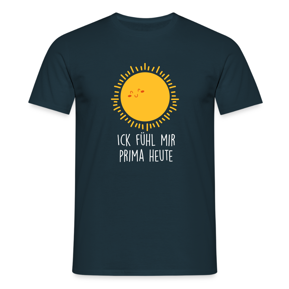 Ick fühl mir prima - Männer Premium T-Shirt - Navy