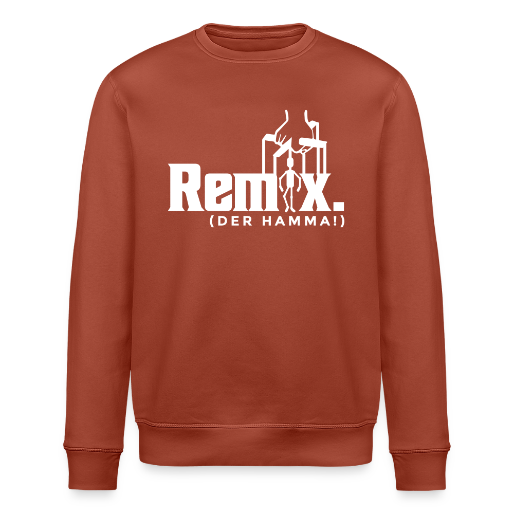 Remix. - Unisex Bio Sweatshirt - Terrakotta