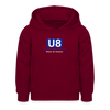 U8 - Kinder Hoodie - Bordeaux