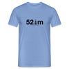 52 m Viktoria Park - Männer Premium T-Shirt - carolina blue
