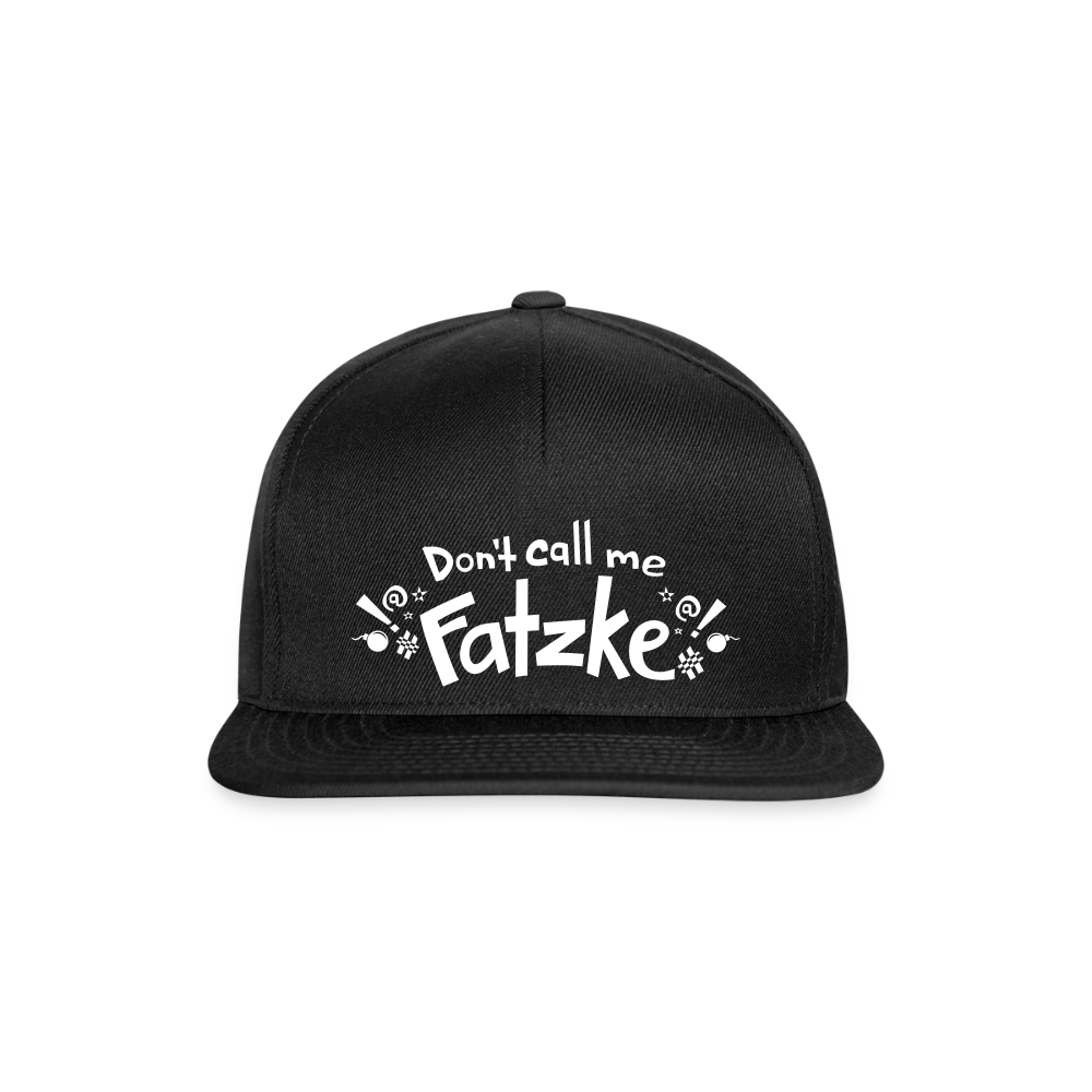 Fatzke - Snapback Cap - Schwarz/Schwarz