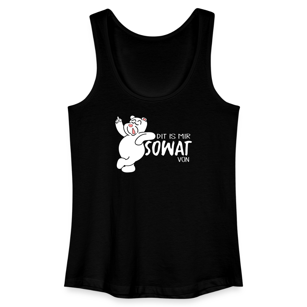 Dit is mir sowat von - Frauen Bio Tank Top - Schwarz