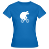 Fahrradbär - Frauen Premium T-Shirt - Royalblau