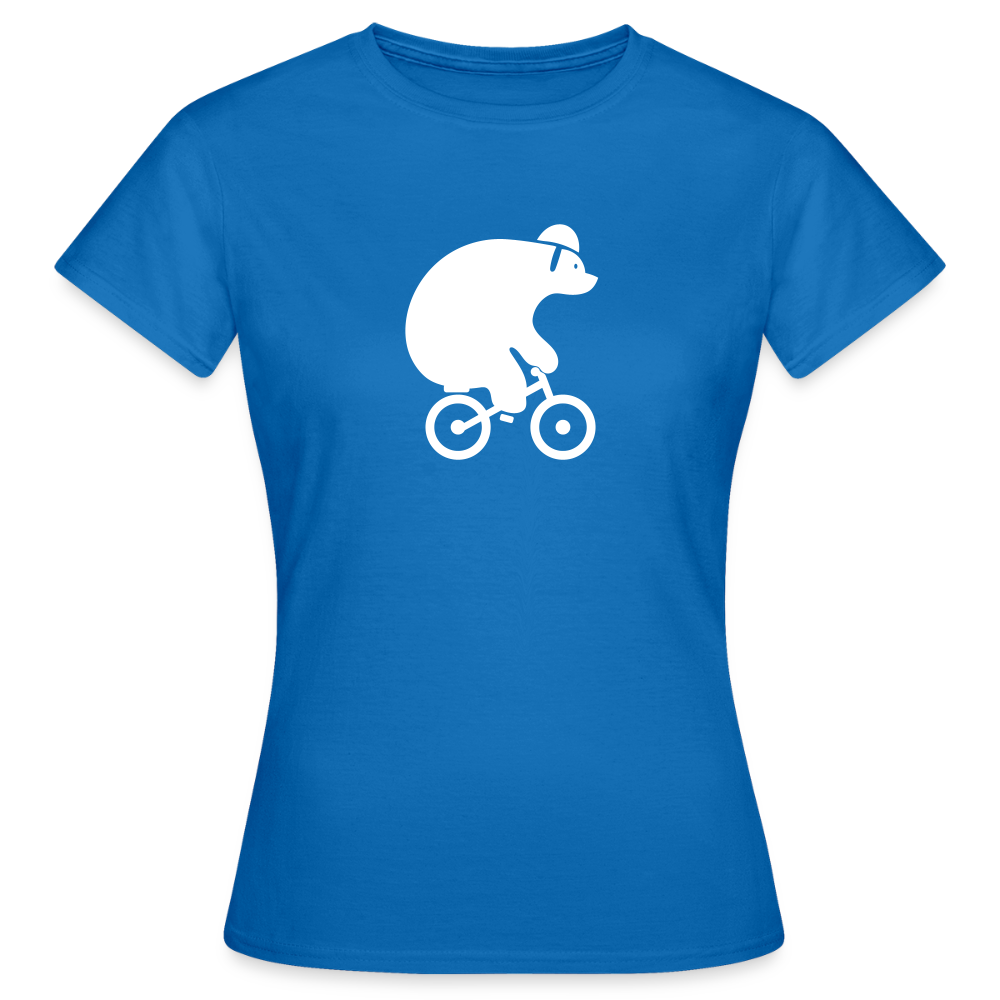 Fahrradbär - Frauen Premium T-Shirt - Royalblau