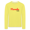 Marzahn Berlin - Kinder Langarmshirt - Gelb