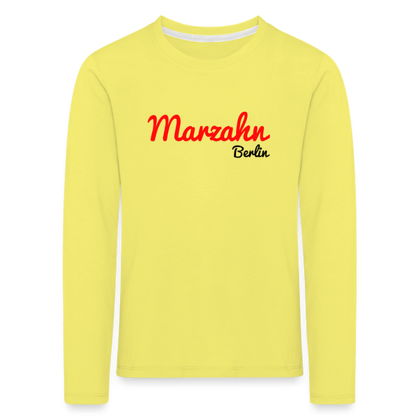 Marzahn Berlin - Kinder Langarmshirt - Gelb