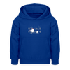 Fahrradtour zu Weihnachten - Kinder Hoodie - Royalblau