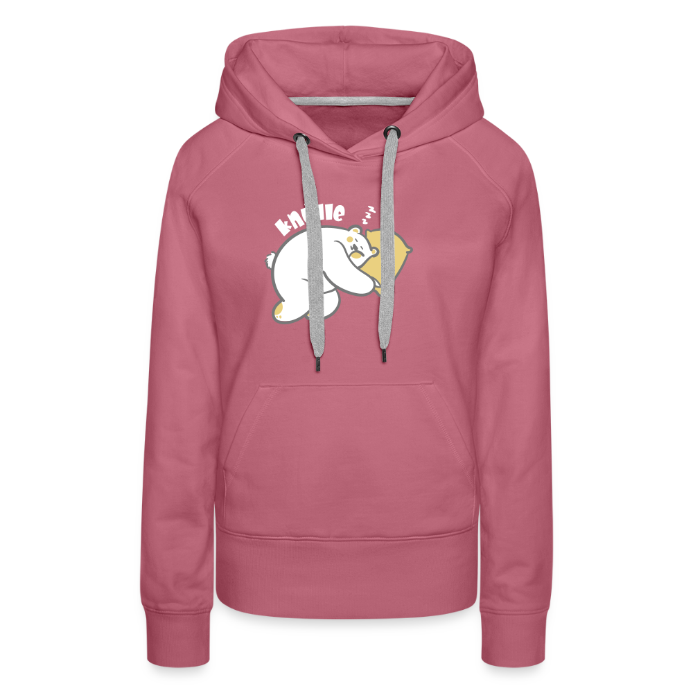 Knülle - Frauen Premium Hoodie - Malve