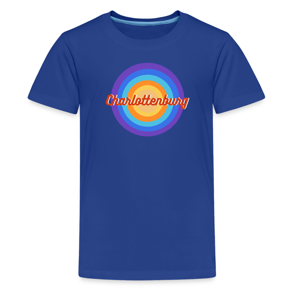 Charlottenburg Retro - Teenager Premium T-Shirt - Königsblau